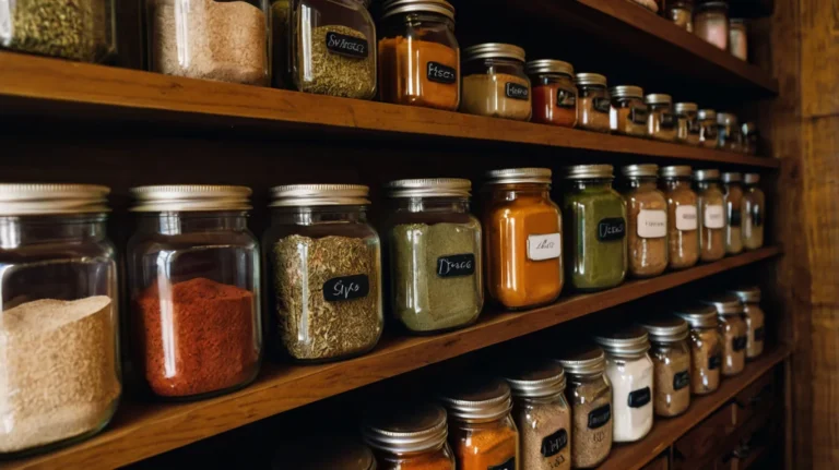 Spice Drawer With Labels