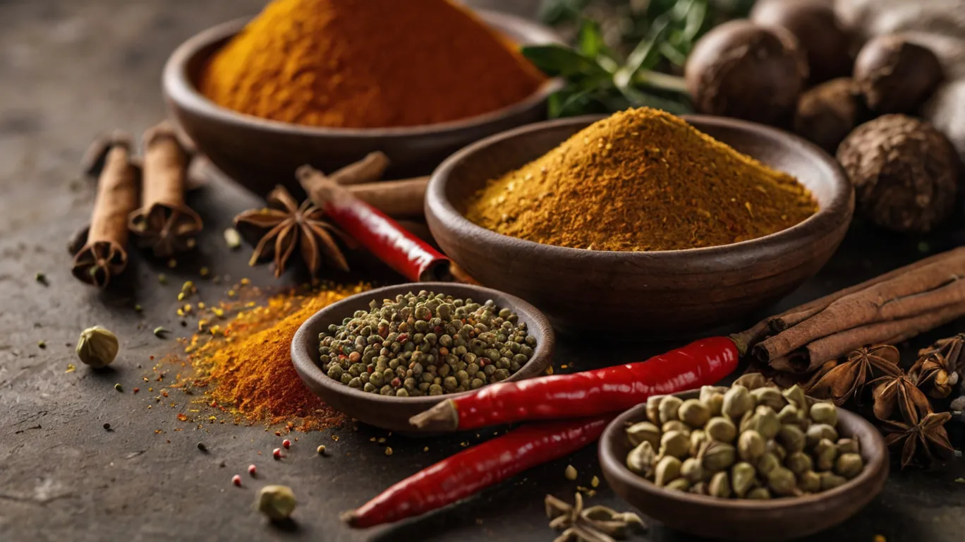 Unprocessed Spice Ingredients
